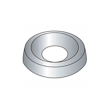 Titan Fasteners Countersunk Washer, Steel, Nickel Plated Finish APH03